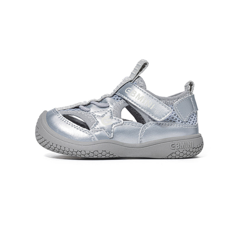 Star Patch Closed-Toe Toddler Sandals