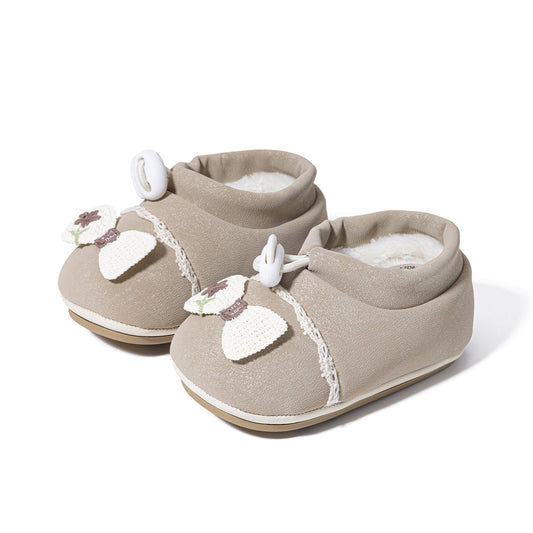 EBMINI Cosy Baby Shoes – Soft and Warm with a Sweet Bow Touch