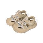 Rugged Webbing Dual-Strap Closed-Toe Toddler Sandals