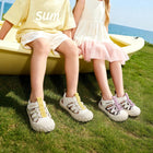 Wave Cutout Colorblock Closed-Toe Toddler Sandals