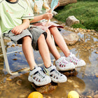 Wave Line Mesh Closed-Toe Water Toddler Sandals