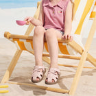 Scallop Bow Toddler Sandals