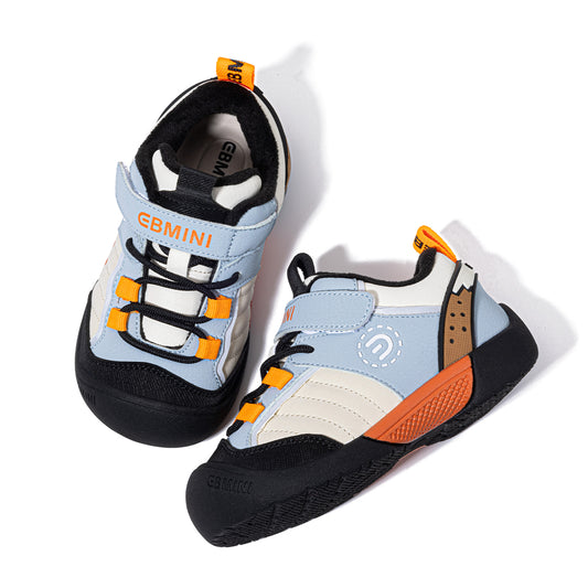 EBMINI Cozy Toddler Sneakers – Soft Fleece Lining & Easy Velcro Straps in a Sporty Design