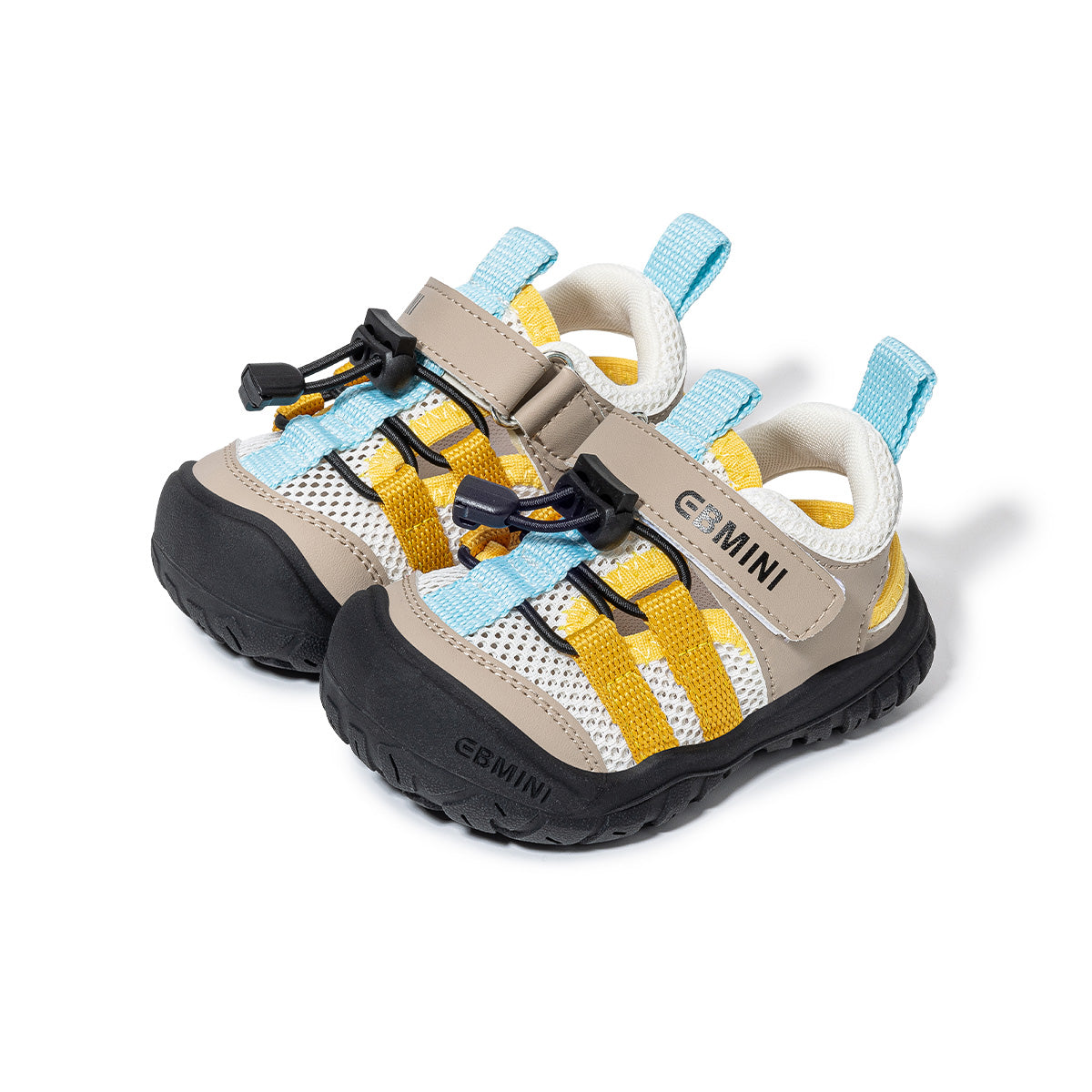 Colorful Stripe Bungee Toddler Sandals