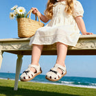 Lace Bow Fisherman Toddler Sandals