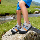 Colorful Webbing Closed-Toe Toddler Sandals