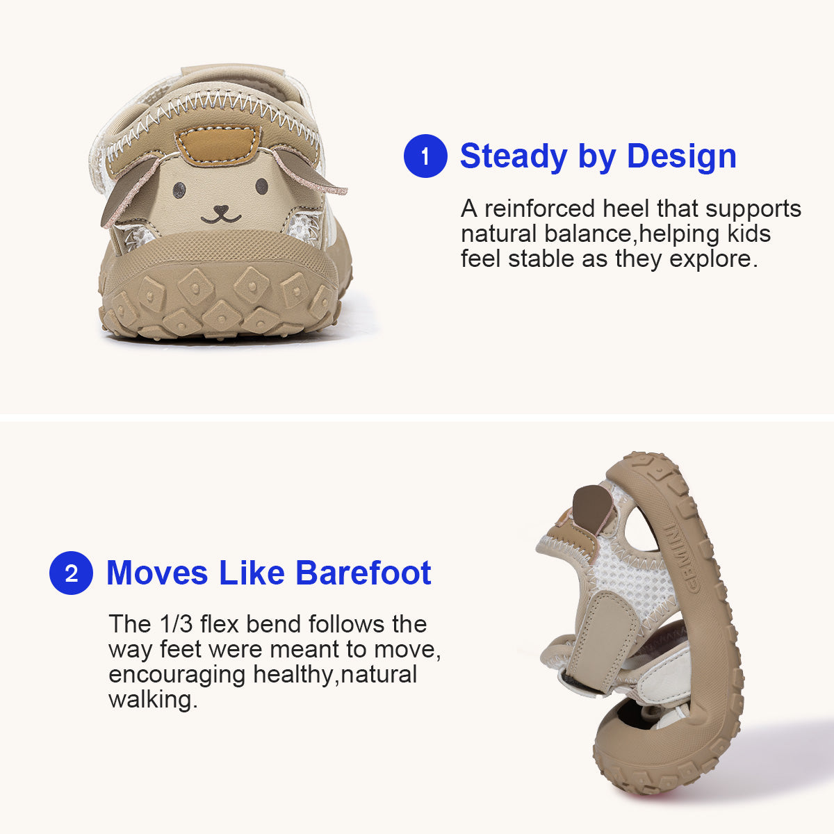 Triple-Strap Fisherman Closed-Toe Toddler Sandals