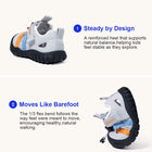 Colorful Webbing Closed-Toe Toddler Sandals