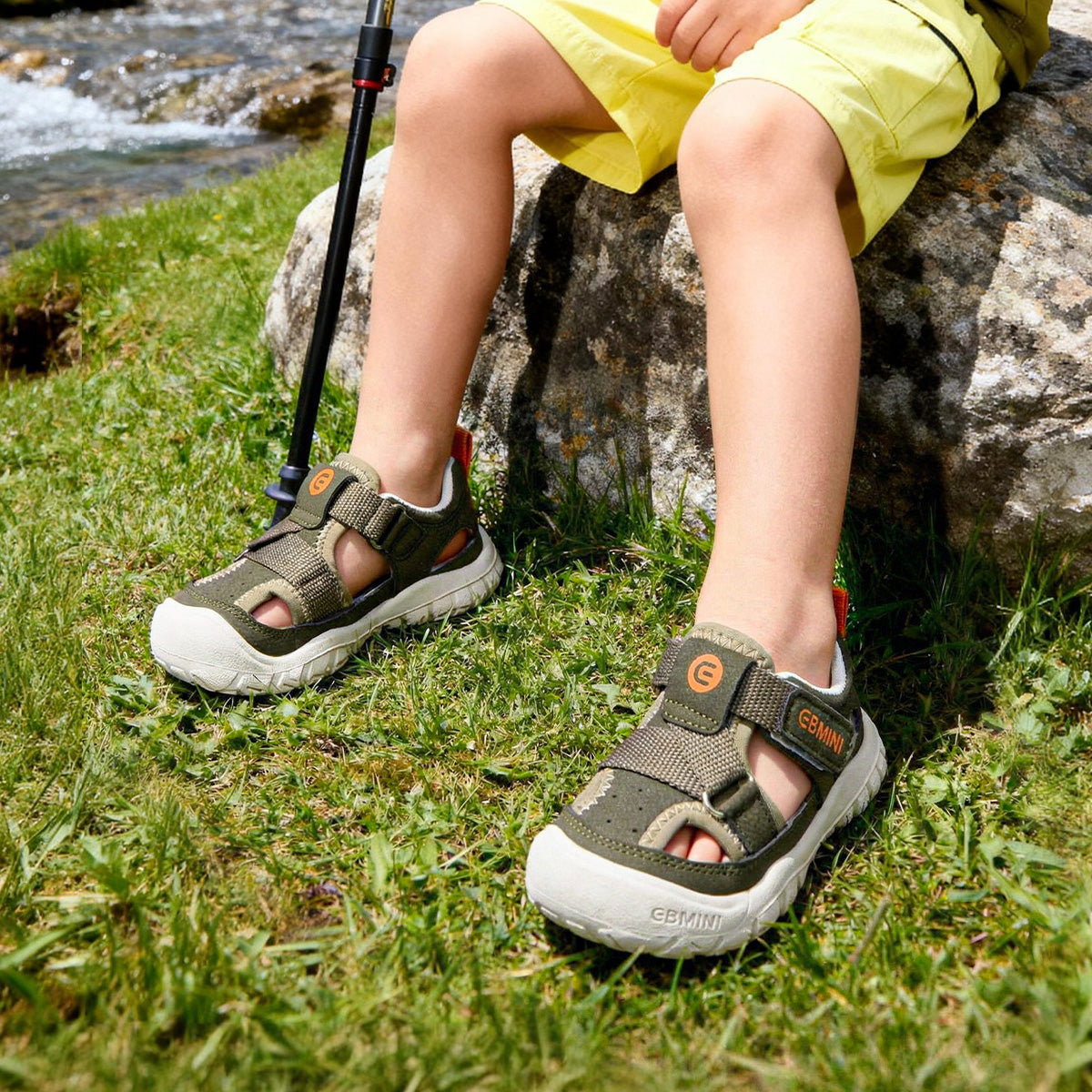 Suede Closed-Toe Toddler Sandals