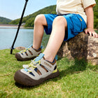 Bungee Lace Closed-Toe Toddler Sandals
