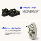 Olive Strap Mesh Toddler Sandals