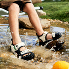 Bear Paw Print Closed-Toe Kids Sandals