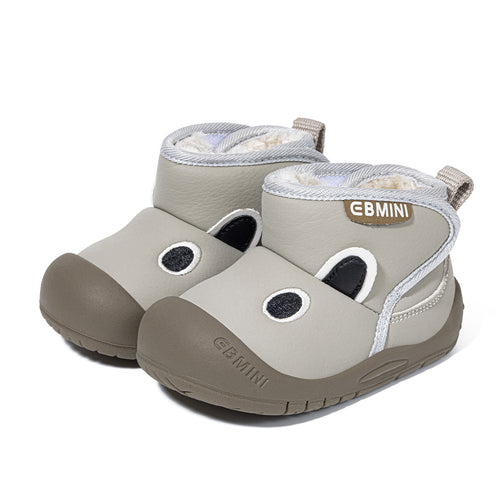 EBMINI Adorable Animal Baby Boots – Fleece-Lined, Easy Velcro Fastening & Waterproof Comfort