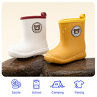 Bear Print Waterproof Toddler Rain Boots