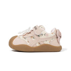 Floral Pearl Bow Toddler Sneakers