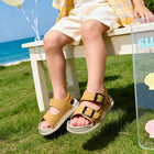 Minimalist Buckle Closed-Toe Toddler Sandals