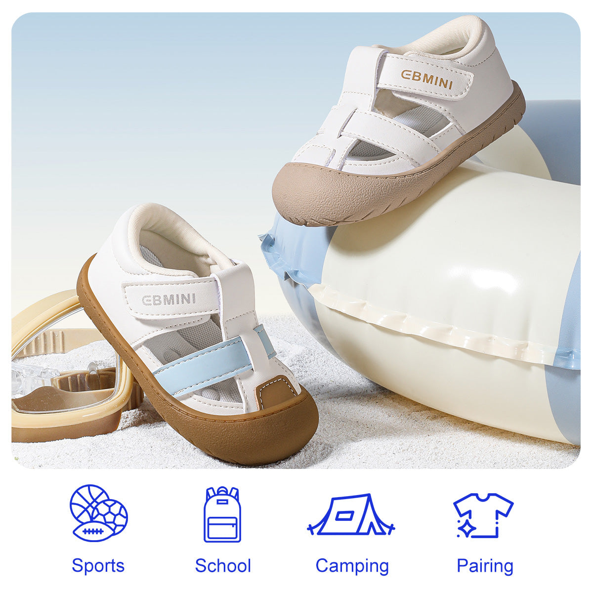 Barefoot Closed-Toe Toddler Sandals