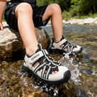 Quick-Dry Woven Strap Closed-Toe Water Toddler Sandals