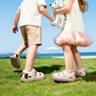 Roman T-Strap Closed-Toe Toddler Sandals