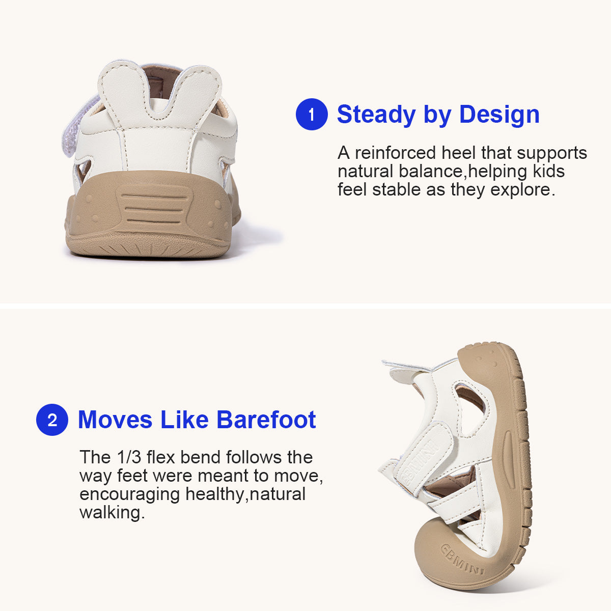 Bunny Ear Fisherman Toddler Sandals