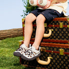 Neon Lace Cutout Toddler Sandals