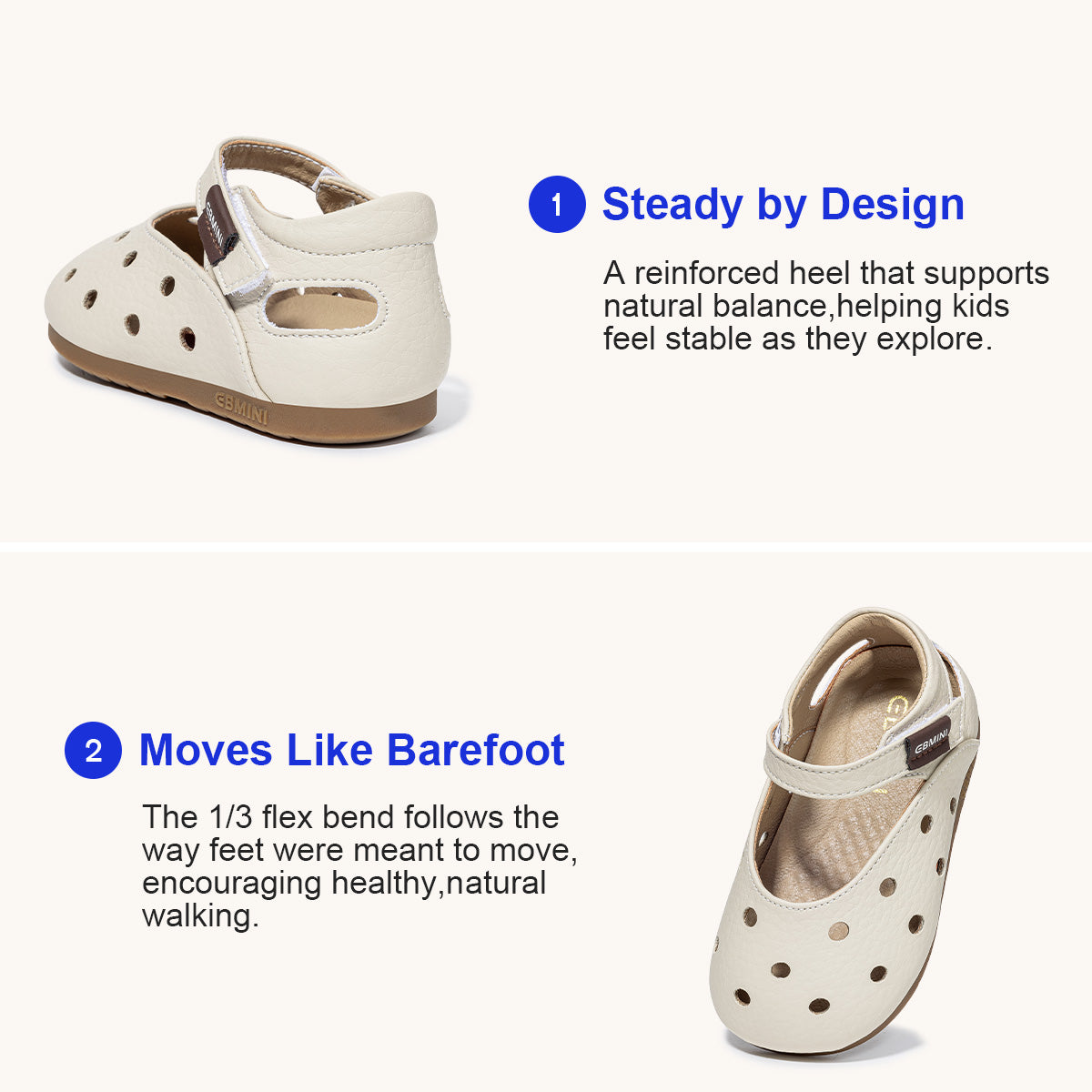 Polka-Dot Perforated Mary Jane Toddler Sandals