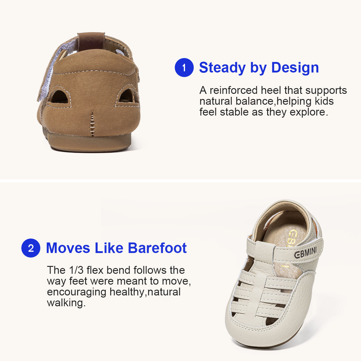 Suede Fisherman Closed-Toe Toddler Sandals
