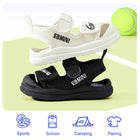 Logo Strap Closed-Toe Toddler Sandals