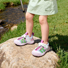 Colorful Stripe Bungee Toddler Sandals