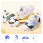 EBMINI AERO breathable baby walking sneakers — toe detail
