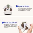 EBMINI AERO breathable baby walking sneakers — heel detail