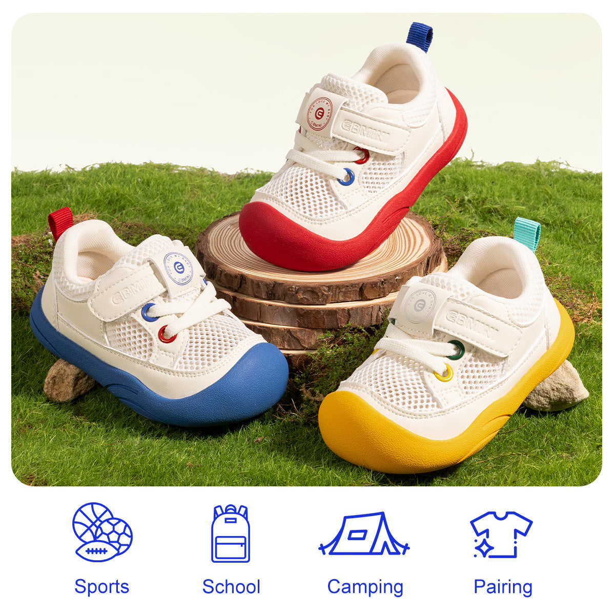 EBMINI AERO lightweight classic sneakers for everyday play