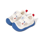 EBMINI AERO barefoot toddler sneakers with a classic blue sport design