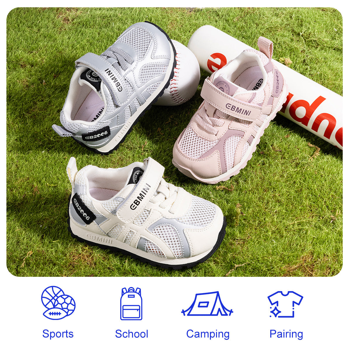 EBMINI ARENA lightweight retro sneakers for everyday play