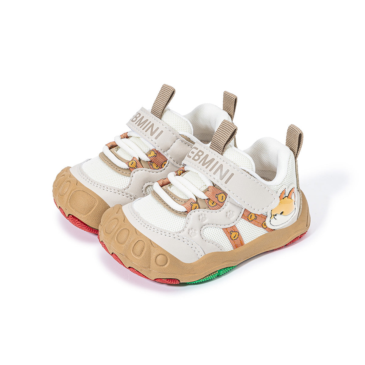 EBMINI BAMBOO panda toddler walking sneakers — hero product view