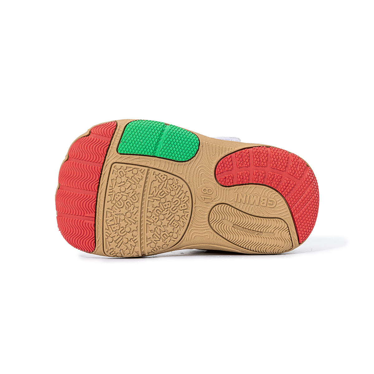 EBMINI BAMBOO panda toddler walking sneakers — interior lining