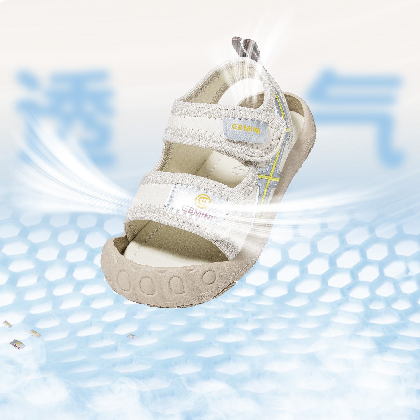 EBMINI BEAM reflective sandals for everyday outdoor wear