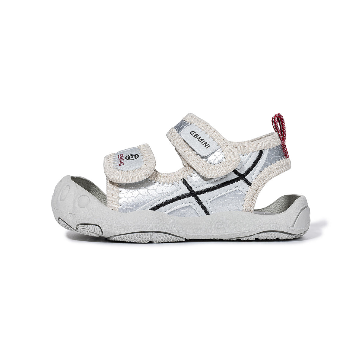 EBMINI BEAM cross-stitch toddler sandals with secure straps