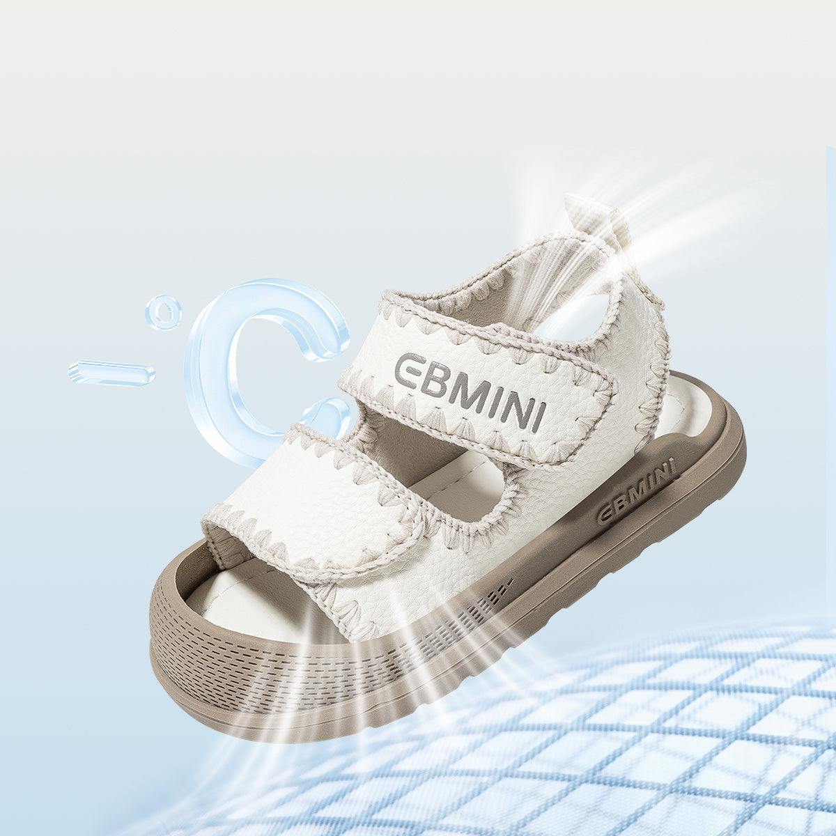 EBMINI BOHO unisex summer sandals with a relaxed bohemian look