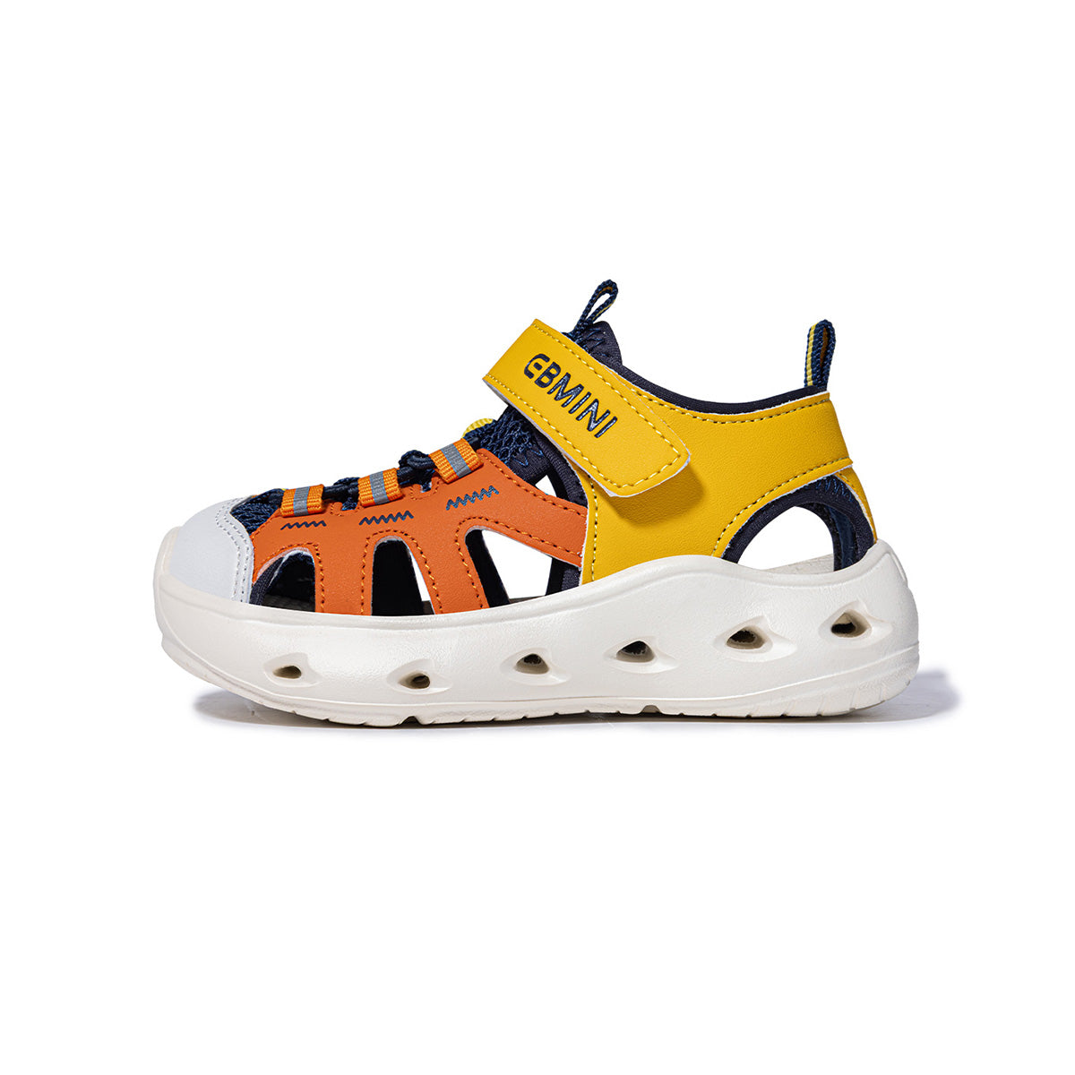 EBMINI BOLT closed-toe water sandals with a roomy wide toe box