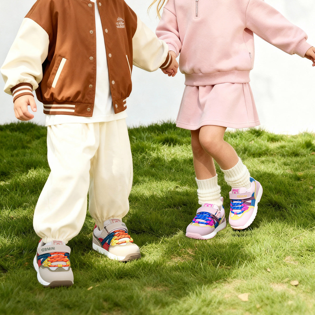 EBMINI BRAID breathable mesh sneakers for active kids
