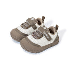 EBMINI BREEZE brown barefoot toddler sneakers with wide toe shape