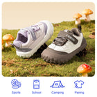 EBMINI BREEZE brown and purple toddler sneakers for school and outdoor play
