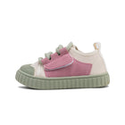 EBMINI canvas toddler sneakers with a roomy wide toe box
