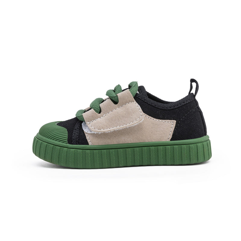 EBMINI lightweight canvas sneakers for school and daycare
