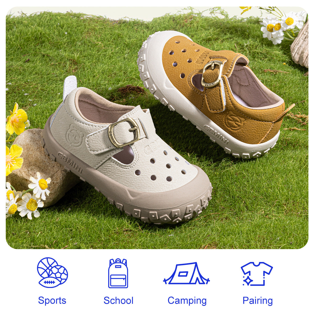 EBMINI CLASP non-slip toddler sneakers for confident daily play