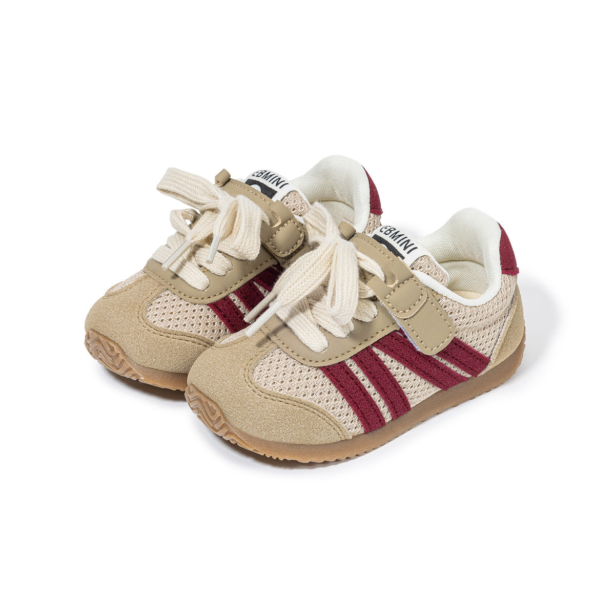 EBMINI CLEO barefoot toddler sneakers with a minimalist retro design