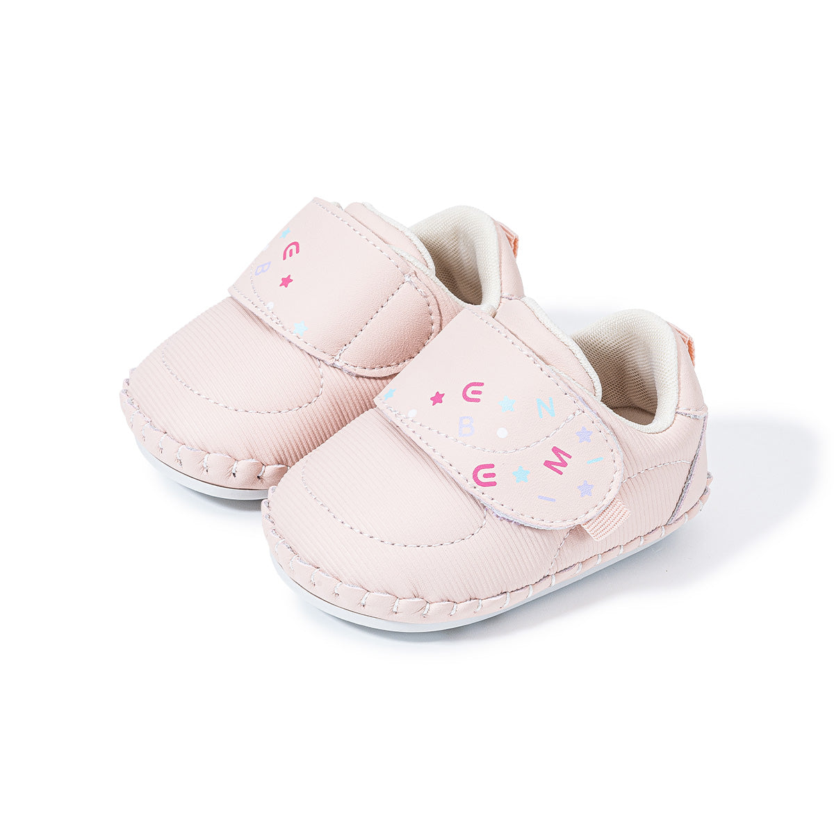 EBMINI CORDY corduroy baby prewalker shoes in beige