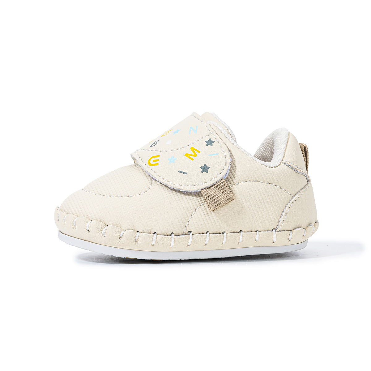 EBMINI CORDY beige and pink baby prewalker shoe options