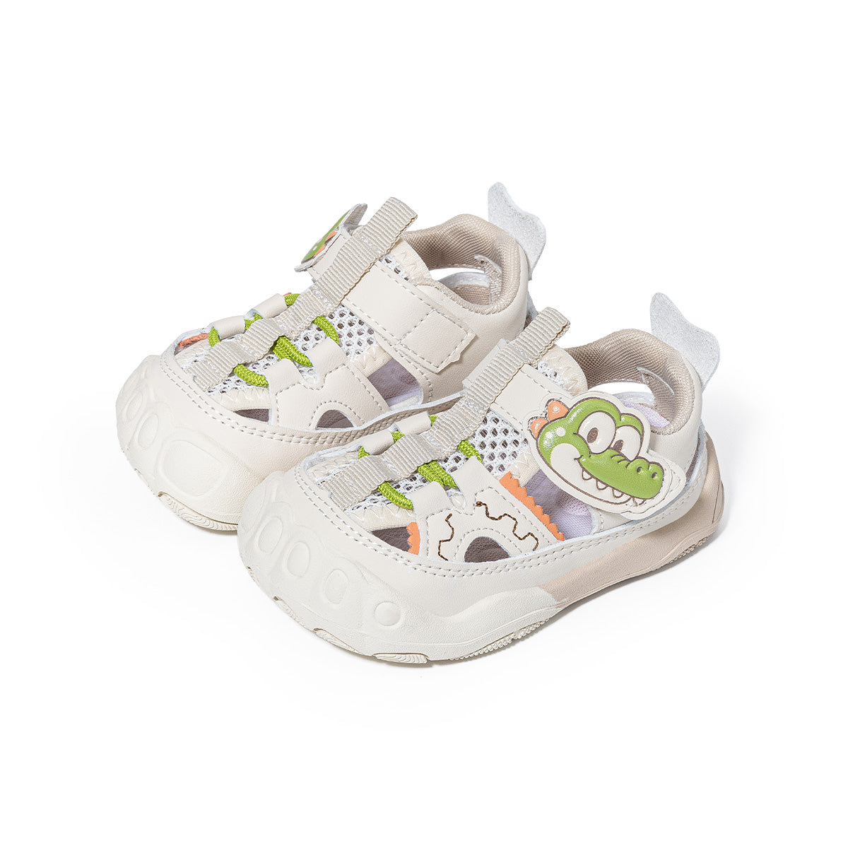 EBMINI CROC barefoot toddler sandals with a playful crocodile design